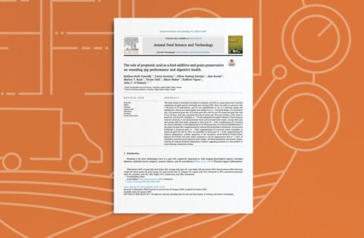 The Role of Propionic Acid as a Feed Additive and Grain Preservative on Weanling Pig Performance and Digestive Health